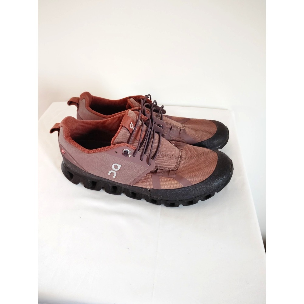On Cloud Dip Running Shoes Grape Pebble Monochrome Lightweight Mudguard Women 9*